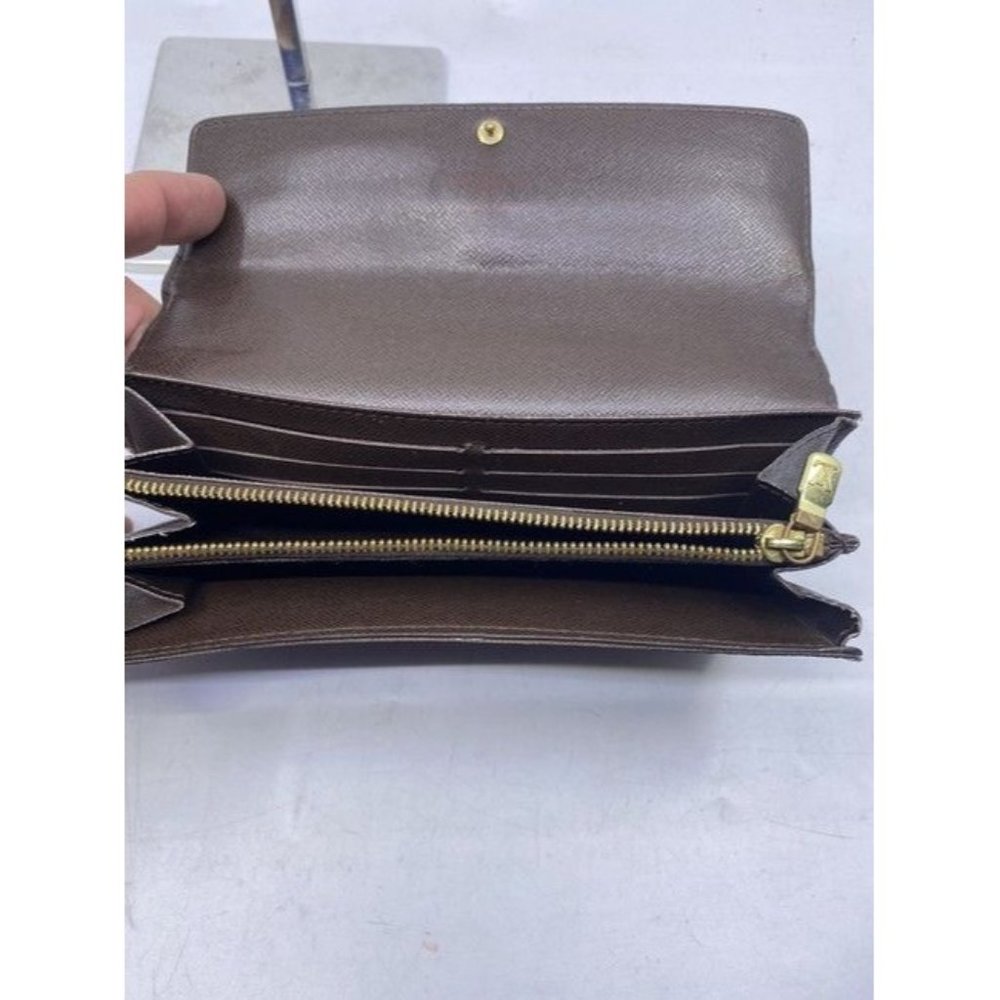 Louis Vuitton Brown Sarah De Large Canvas Travel Ca2057 Wallet - Picture 4 of 8